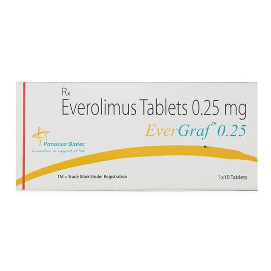 Evergraf 0.25mg Tablet 10'S
