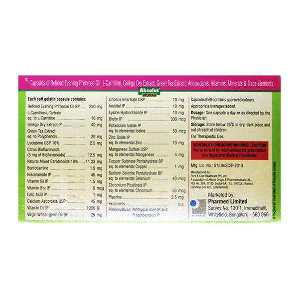 Absolut Woman Capsule 10'S