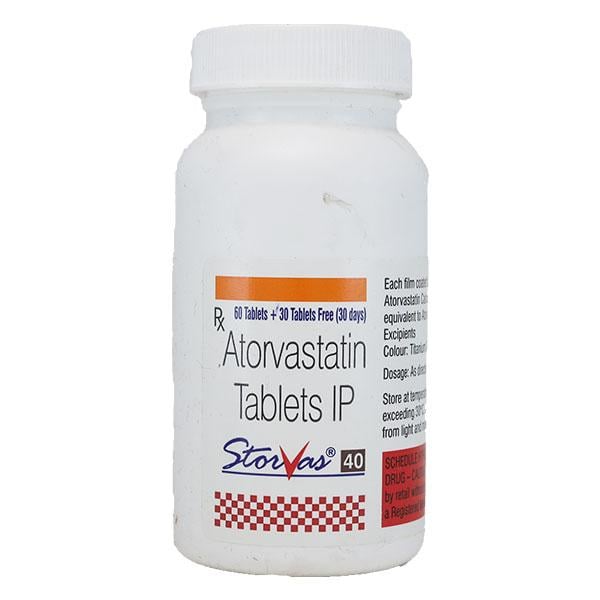 STORVAS 40 Tablet 90's