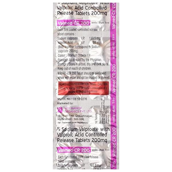 VALMED CR 200mg Tablet 10's