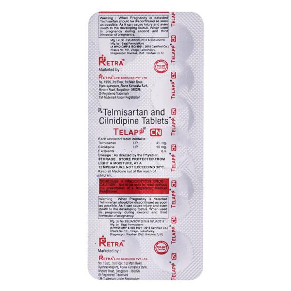 TELAPP CN Tablet 10's