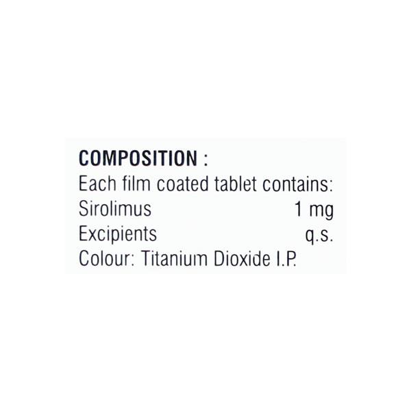 Rapasim 1mg Tablet 10'S