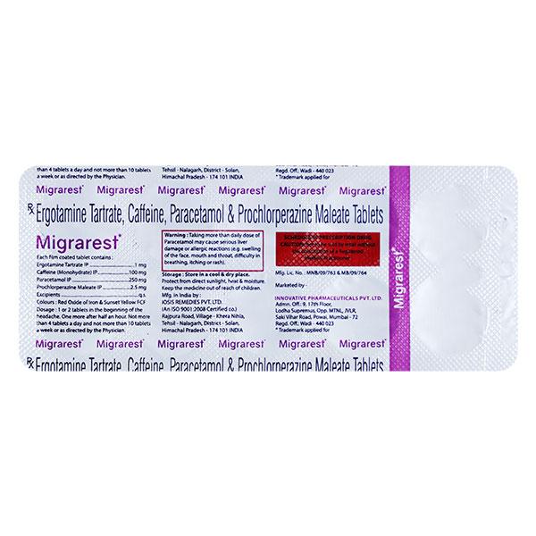 MIGRAREST Tablet 10's