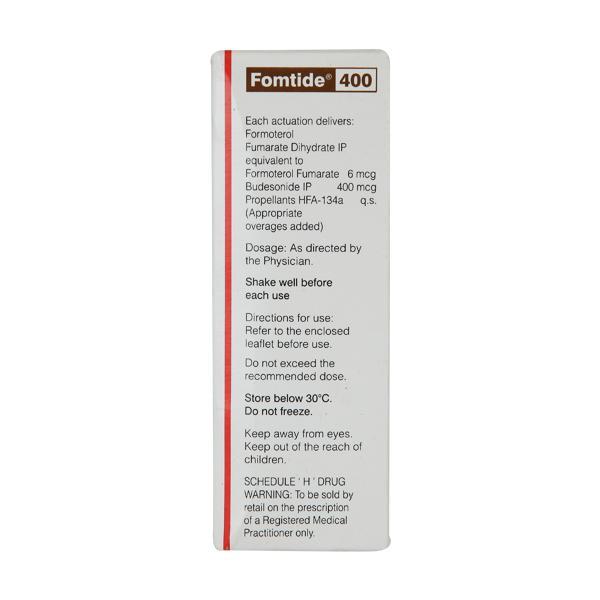 Fomtide 400 CFC Free Inhaler 1's