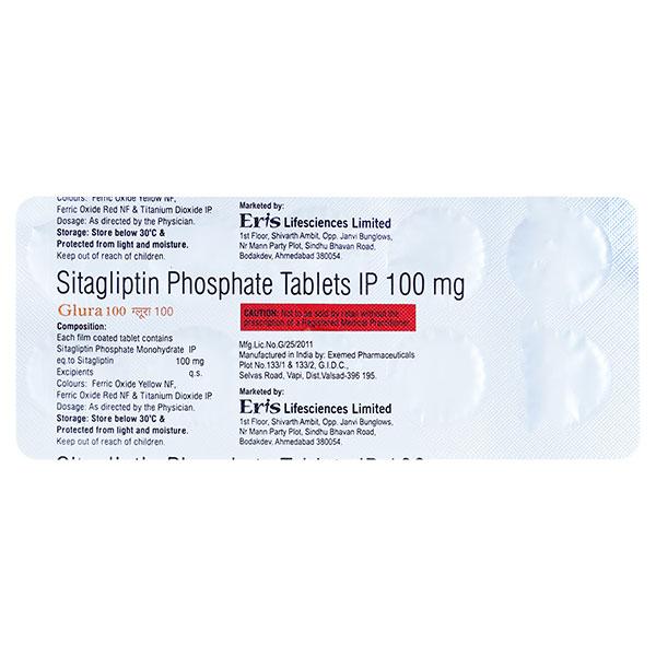 GLURA 100 Tablet 10's