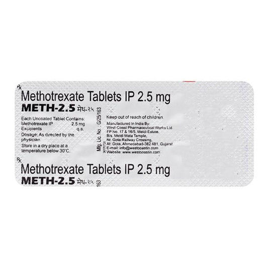 METH 2.5mg Tablet 10's