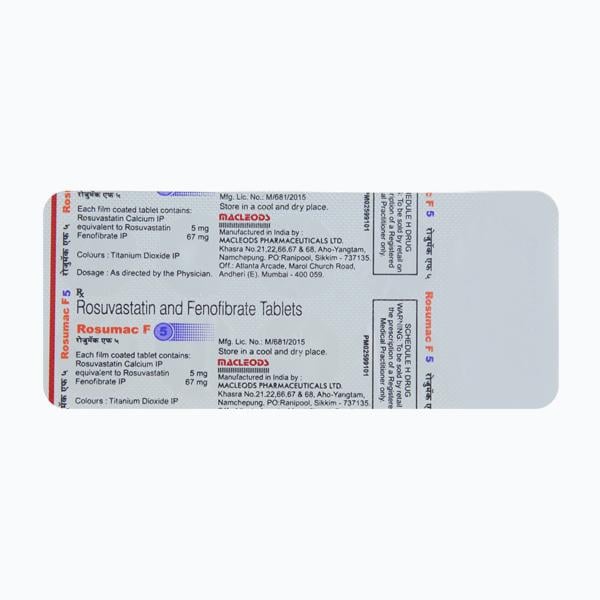 Rosumac F 5mg Tablet 10'S