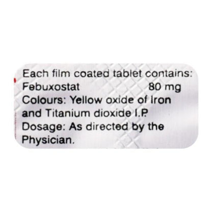 ENDEAVOUR'S FURIC 80mg Tablet 15's