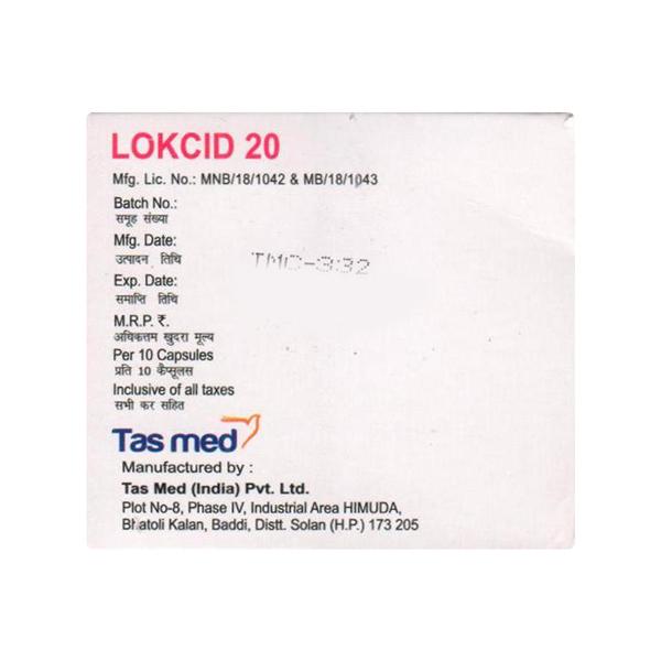 LOKCID 20 Capsule 10's