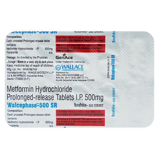 WALCEPHASE 500 SR Tablet 10's