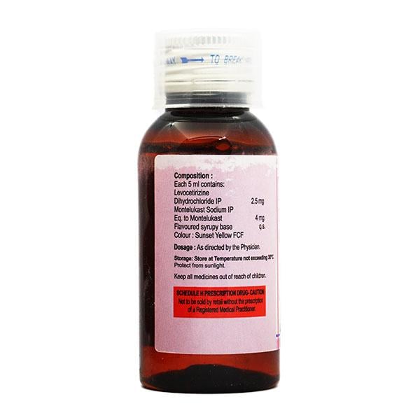 Levocet M 4/2.5mg Syrup 60ml