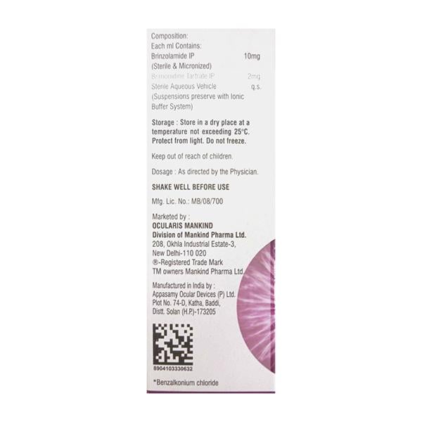 BRINZOLAST BAK FREE Eye Drops 5ml