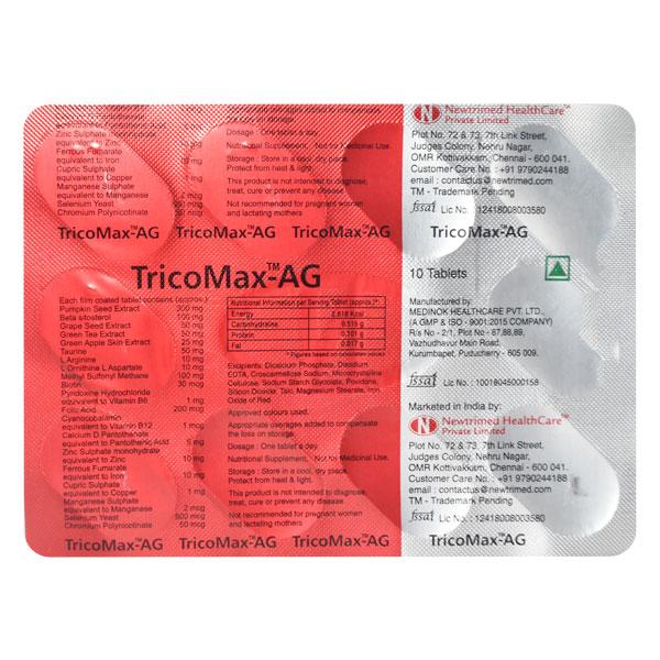 Tricomax AG Tablet 10'S