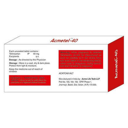 ACMETEL 40 Tablet 10's