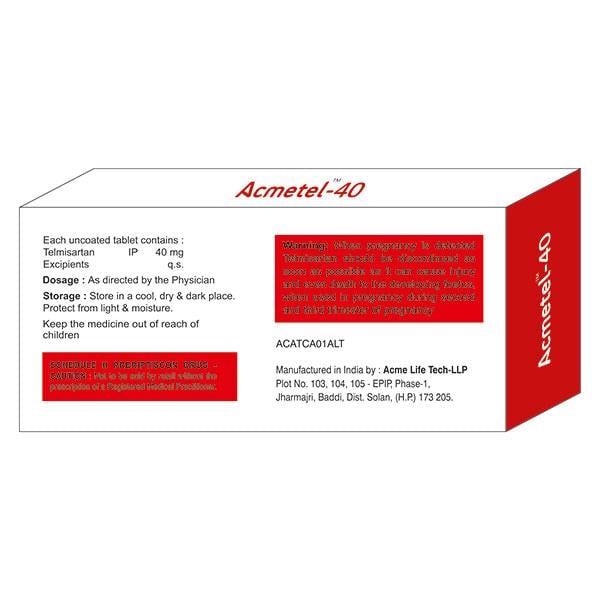 ACMETEL 40 Tablet 10's