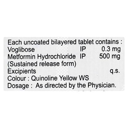 VOGLIZAR M 0.3 Tablet 10's