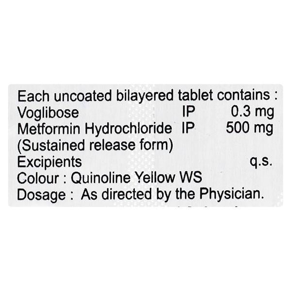 VOGLIZAR M 0.3 Tablet 10's
