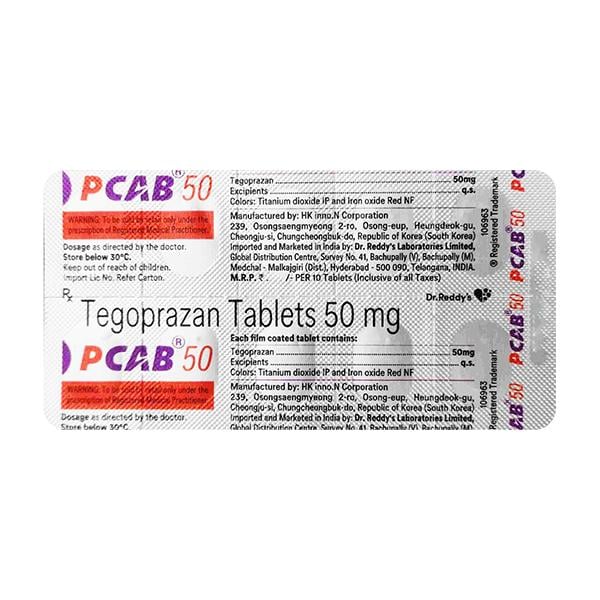 PCAB 50 Tablet 10's