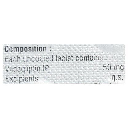 VILDATIN 50 Tablet 10's