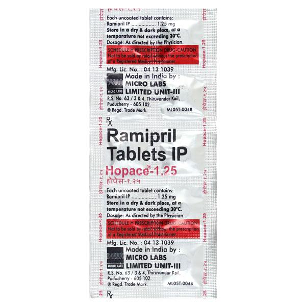 Hopace 1.25mg Tablet 10'S