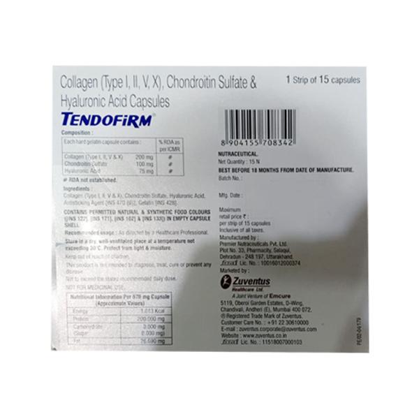 Tendofirm Capsule 15'S