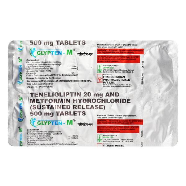Glypten M Tablet 10'S