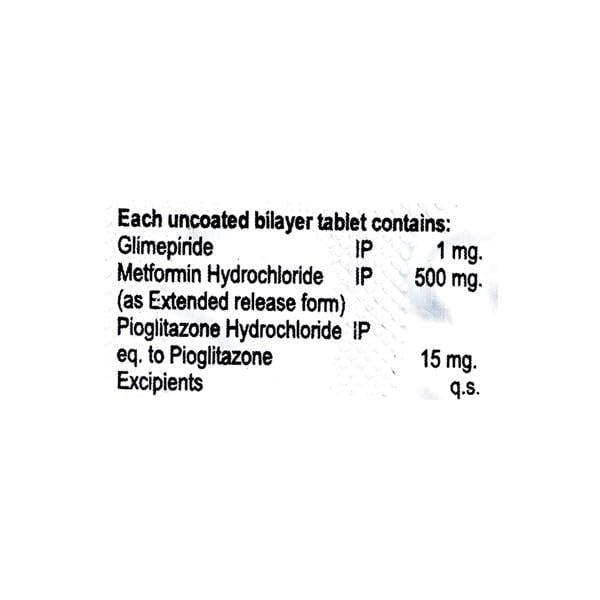 METGLY GP 1 Tablet 10's