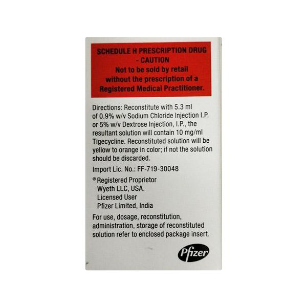 Tygacil 50mg Injection 1'S