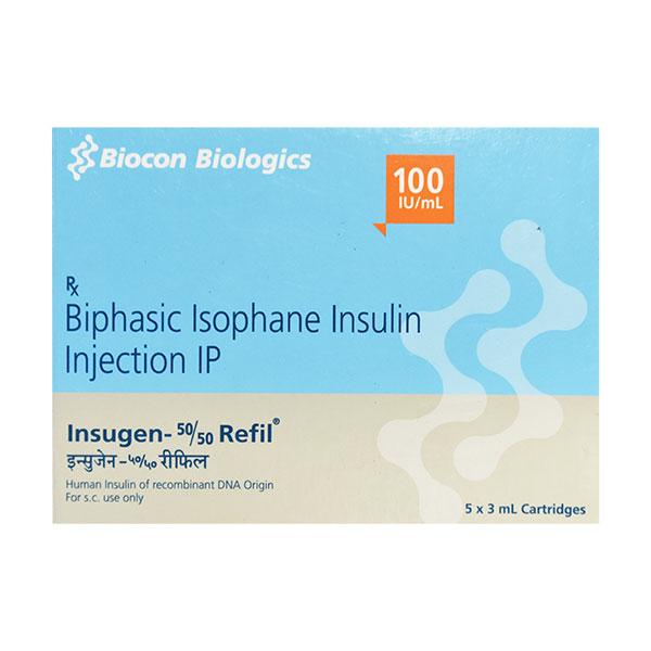 Insugen 50/50 Refil Cartridge 1X3ml