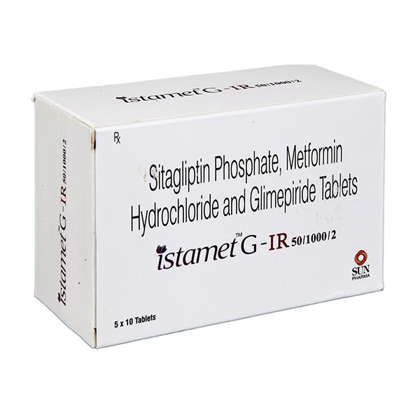 ISTAMET G IR 50/1000/2 Tablet 10's