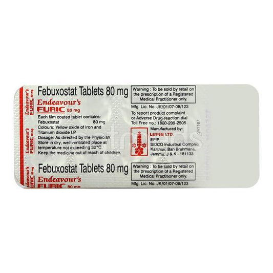 Furic 80mg Tablet 10'S
