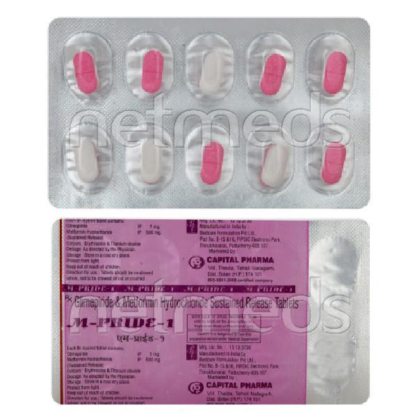 M Pride 1mg Tablet 10'S