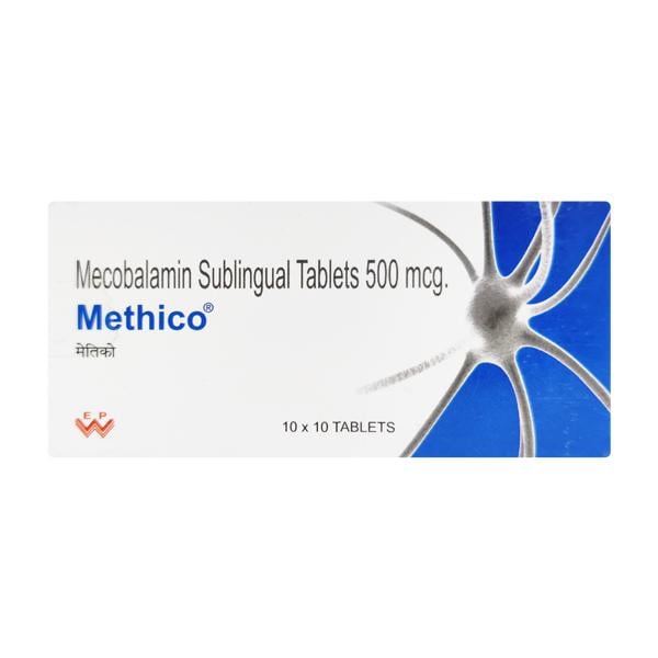 Methico 500mcg Tablet 10'S
