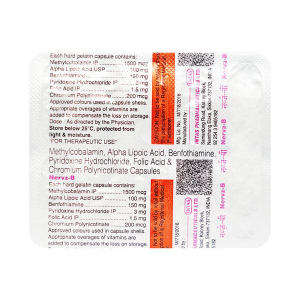 Nervz B Capsule 10'S