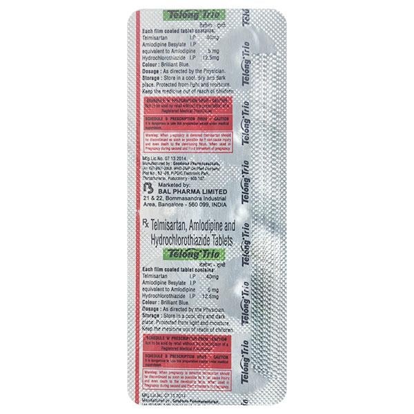 Telong Trio Tablet 10'S