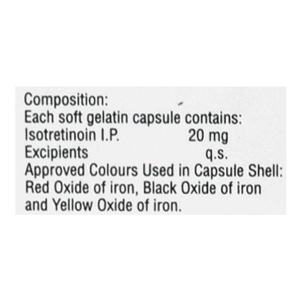 D Acne I 20mg Capsule 10'S