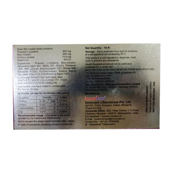 NAC INNOVFOL Tablet 10's - Global Surgicals
