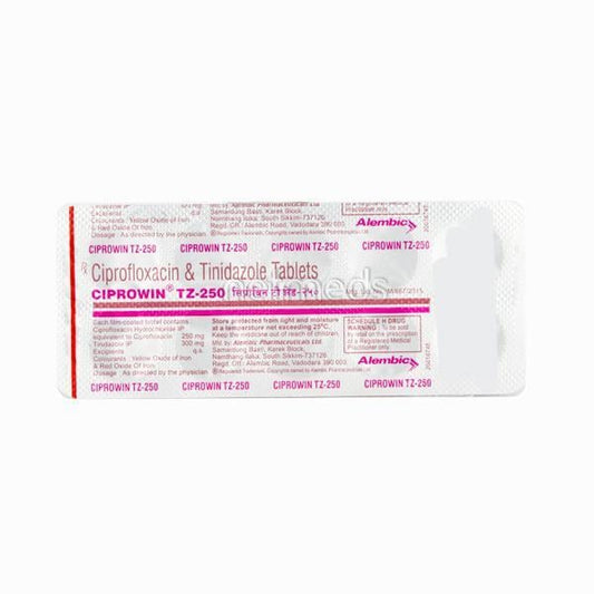 Ciprowin TZ 250mg Tablet 10'S