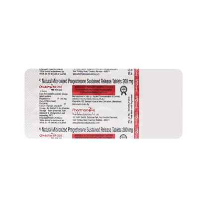 NAEVA SR 200mg Tablet 10's - Global Surgicals