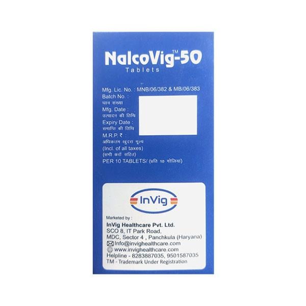 NALCOVIG 50 Tablet 10's - Global Surgicals