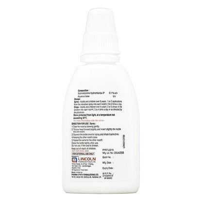 NAM Cold Adult 0.1% Nasal Drops 10ml - Global Surgicals