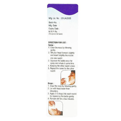 NAM Cold Adult 0.1% Nasal Drops 10ml - Global Surgicals