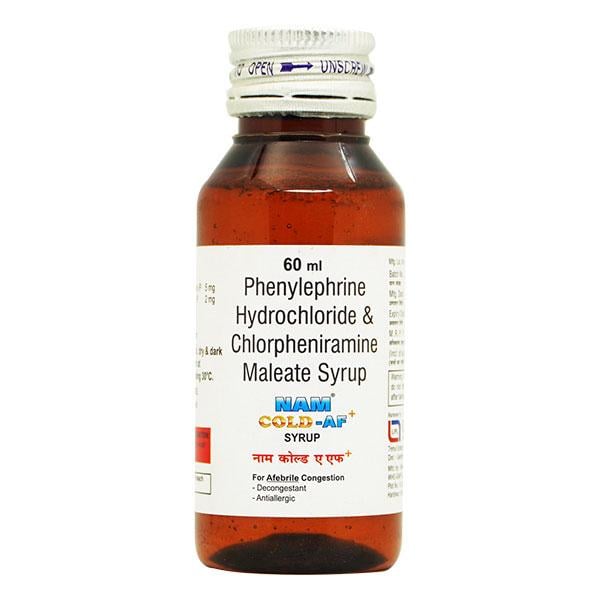 NAM COLD AF PLUS Syrup 60ml - Global Surgicals