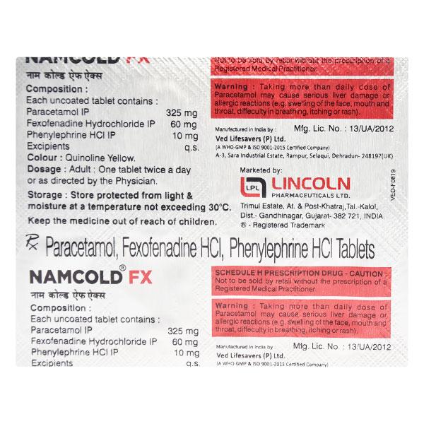 NAM Cold FX Tablet 10'S - Global Surgicals