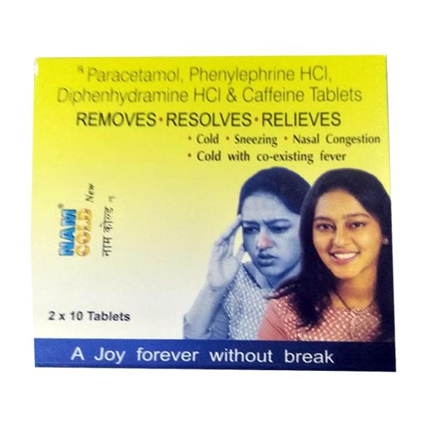 NAM Cold New Tablet 10'S - Global Surgicals