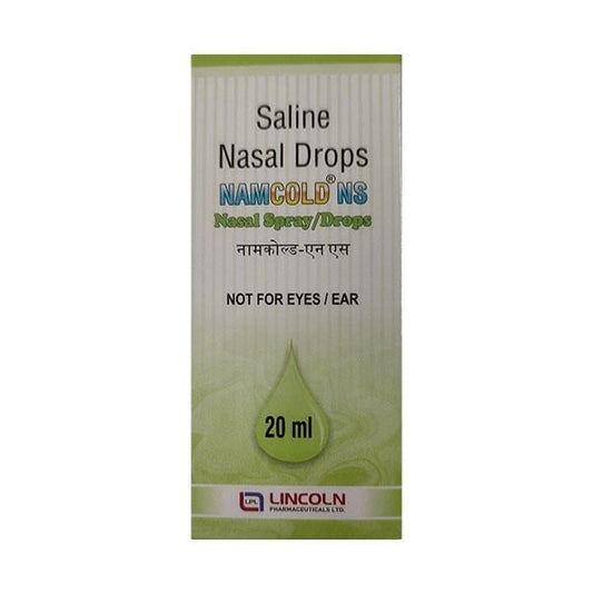 NAM COLD NS Nasal Drops 20ml - Global Surgicals