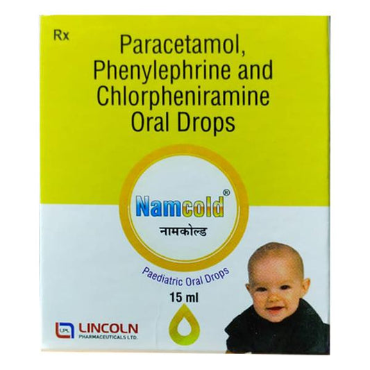 NAM Cold Paediatric Oral Drops 15ml - Global Surgicals