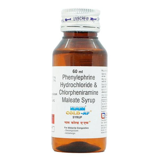 NAM Cold Z Forte Syrup 60ml - Global Surgicals