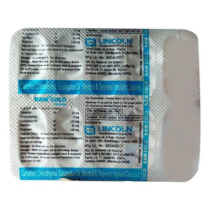 NAMCOLD Vapocap 10's - Global Surgicals