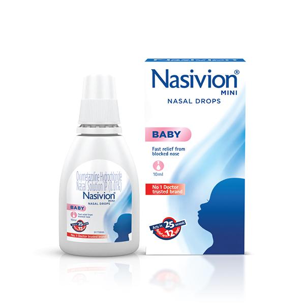 NASIVION BABY Nasal Drops 10ml - Global Surgicals